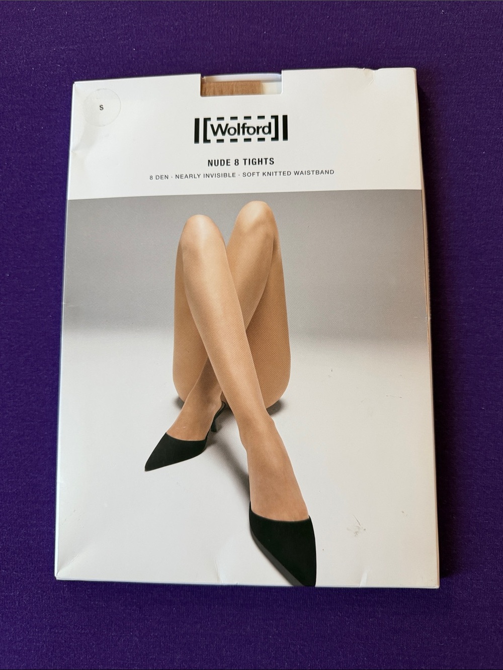 Wolford Nude 8 Sheer Tights in Nude